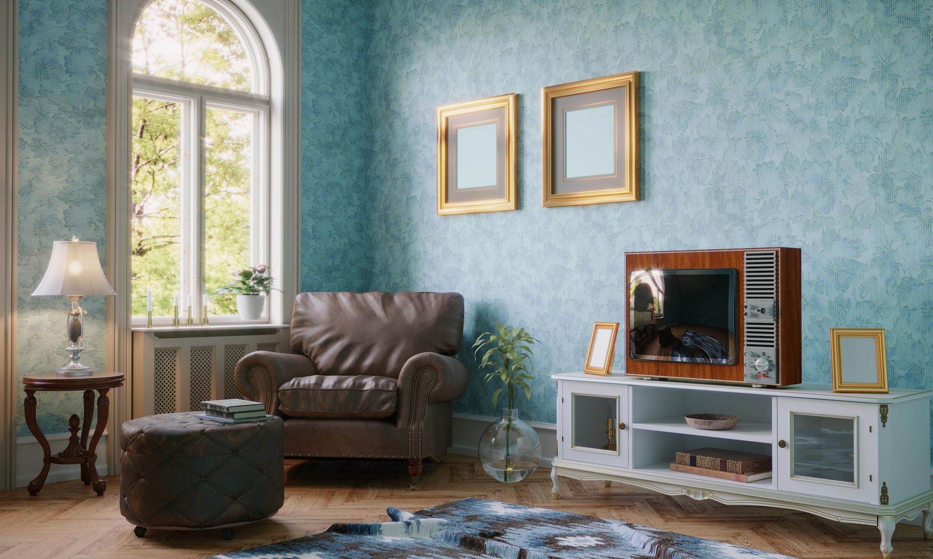 Wallpapering awkward areas Corners